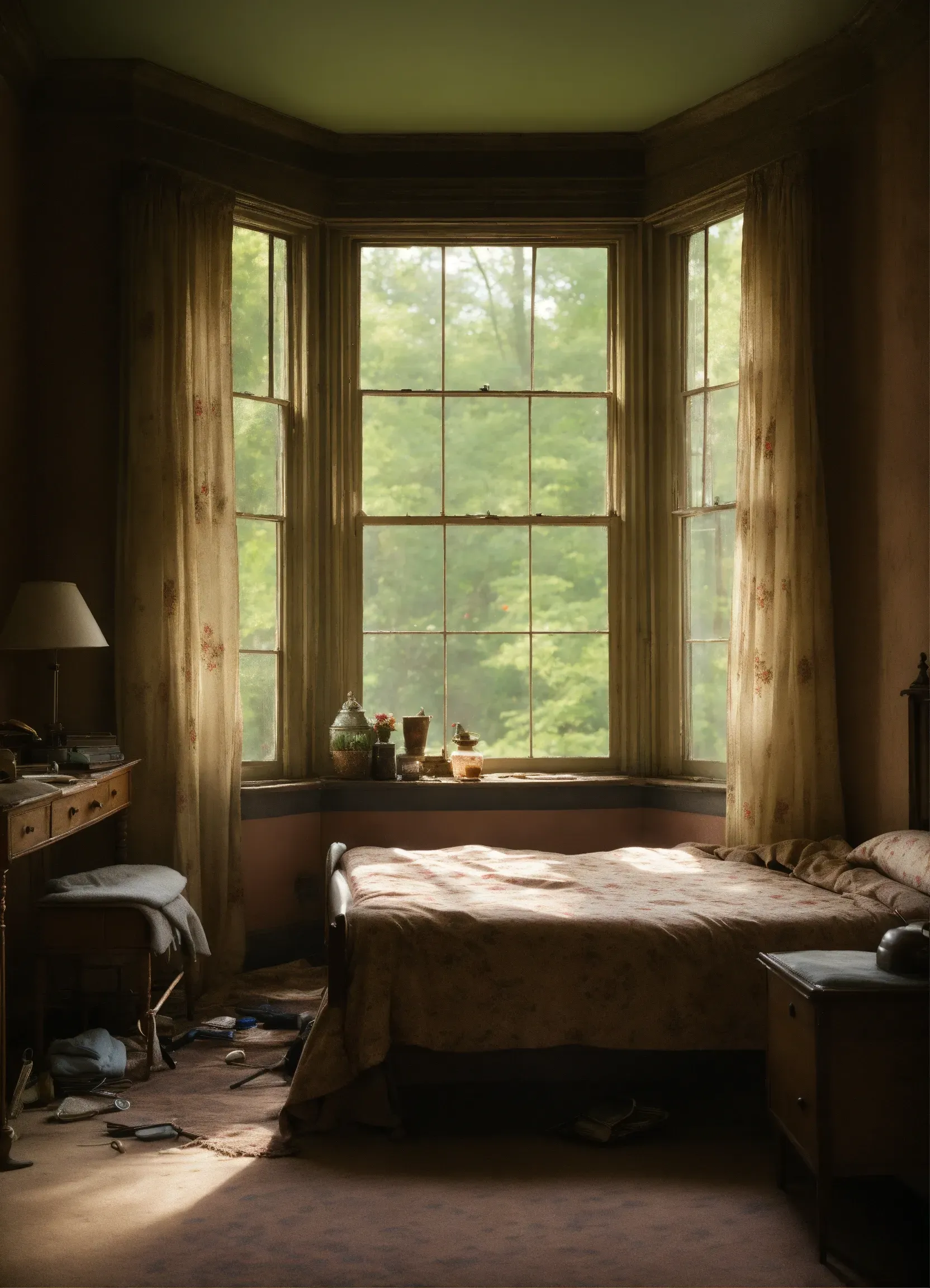 Thermal heat map showing insulation effectiveness